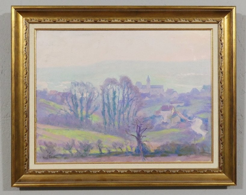 Henri Pailler (1876-1954) Crozant School, Creuse Landscape Painting, Early 20th Century