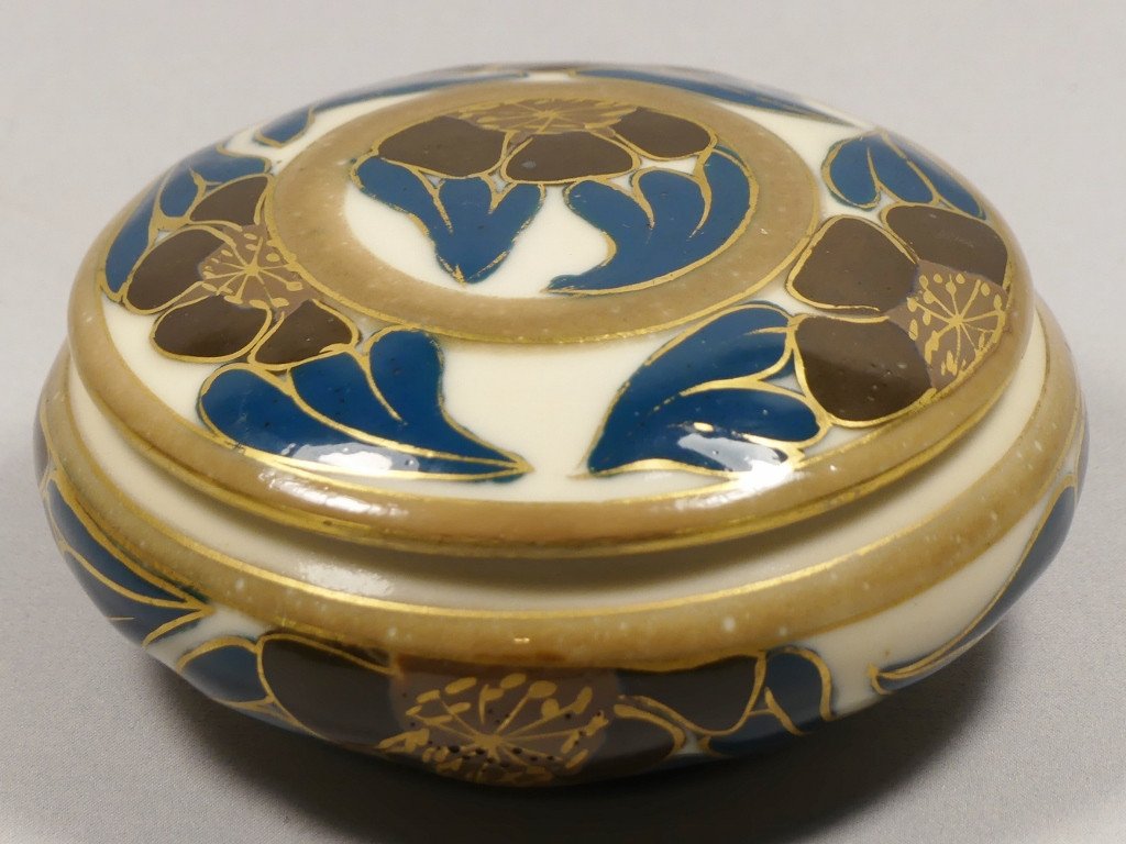 Camille Tharaud Lemovices Limoges, Boîte Ronde En Porcelaine Grand Feu, 1925-1927