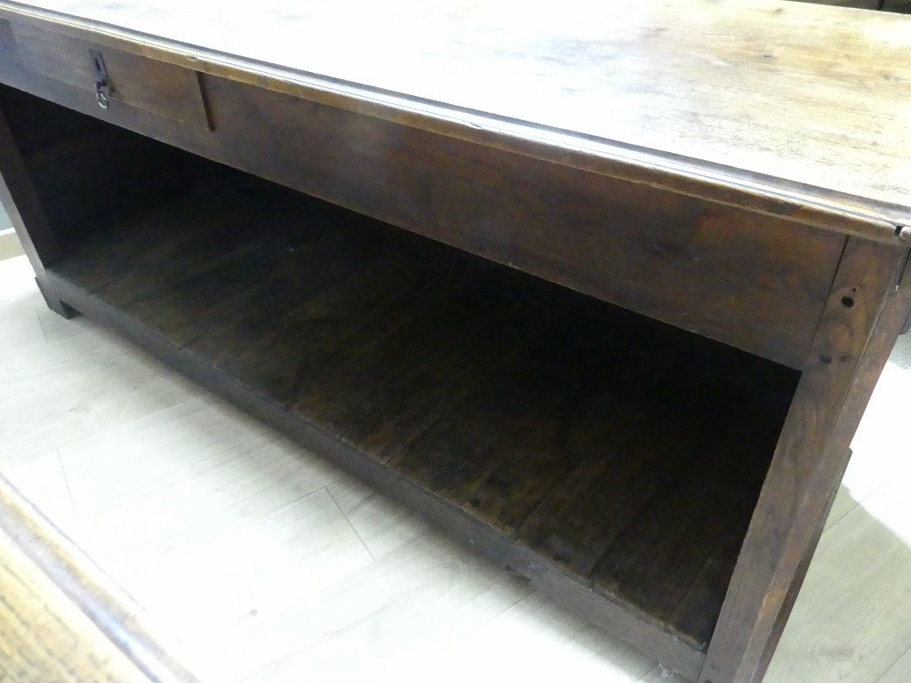 Pair Of Trade Counters, Shop Bench, Business Furniture, Counter, In Solid Oak-photo-4