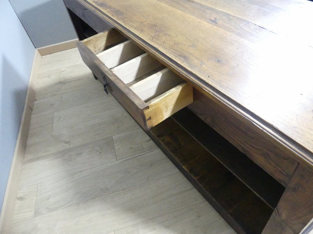 Pair Of Trade Counters, Shop Bench, Business Furniture, Counter, In Solid Oak-photo-6