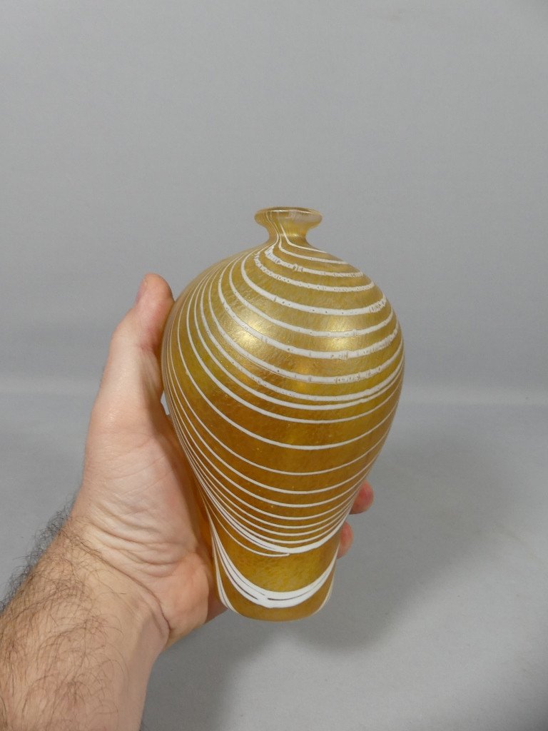 Bertil Vallien, Kosta Boda Baluster Vase Swedish Design Circa 1970-1980-photo-2