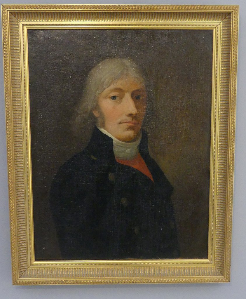 Portrait Of A Man In A Frock Coat Early 19th Century Oil On Canvas