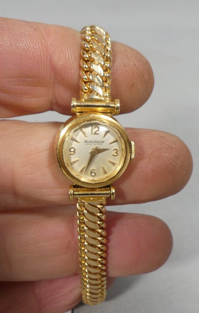 Jaeger Lecoultre, Montre De Femme En Or Massif époque 1940-1950