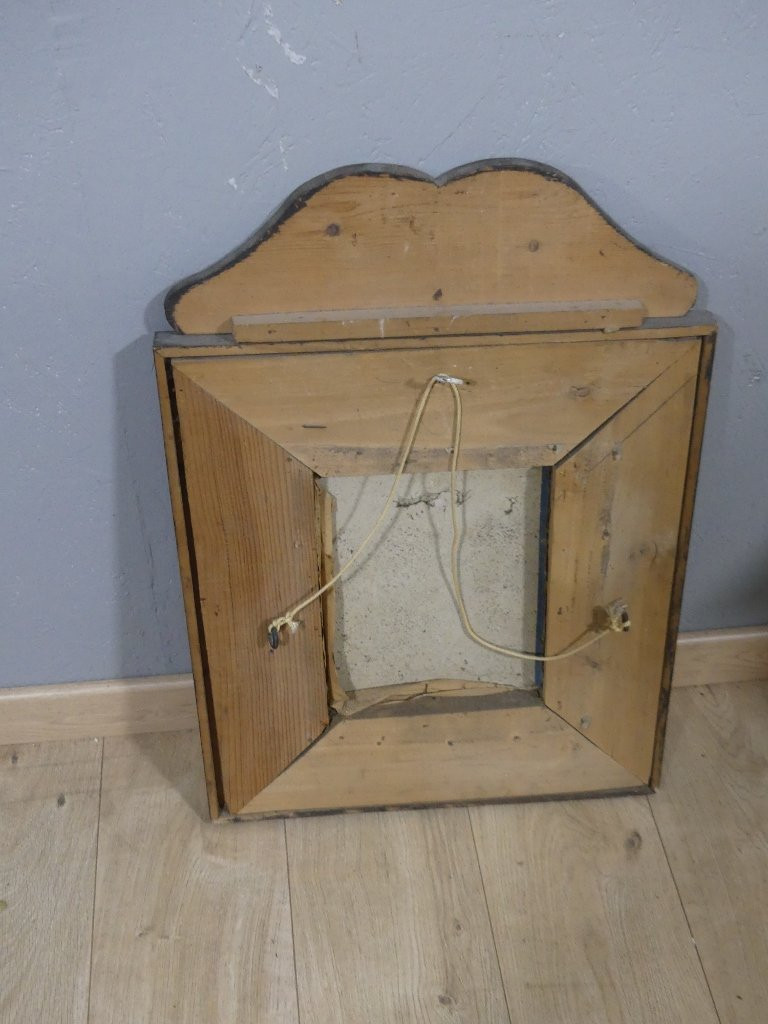 Marquetry Mirror In Languedoc Style In The Taste Of The 17th Century, 19th Century Period-photo-8