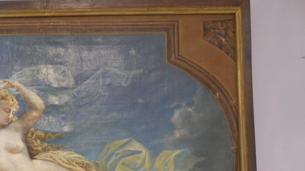 Goddess In The Heavens, 18th Century Painting, Ceiling Project-photo-4