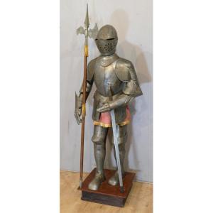 Charles V Armor, Knight, Middle Ages, Toledo, XXth Century, Halberd Sword, Fortified Castle