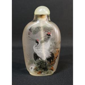 Chinese cat snuff bottle inner painting – Katoomie