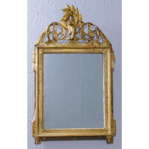 Late 18th Century Antique Louis XVI Style Gold Ribbon Bow Mirror