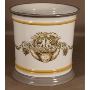 Raynaud Limoges, Porcelain Cache Pot, Period Around 1990