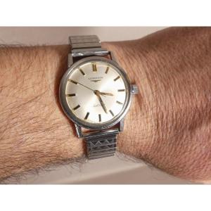 Longines Sport Chief Acier Vers 1963, Montre d'Homme Vintage