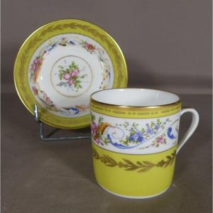 Raynaud Limoges, Collectible Litron Cup After Sèvres In The Style Of Salembier