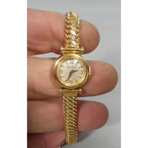 Jaeger Lecoultre, Montre De Femme En Or Massif époque 1940-1950