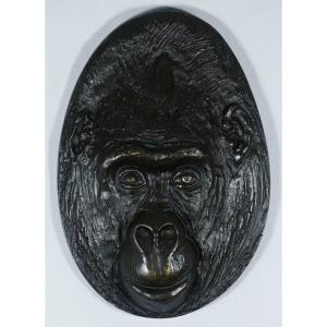 The Gorilla, Animal Bronze By Jacques Birr Numbered 33/100, Dated 1986 