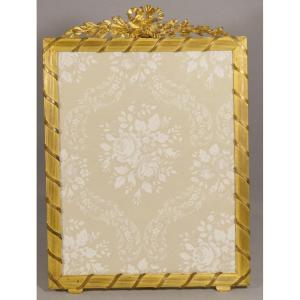 Large Louis XVI Style Gilt Bronze Photo Frame For Photo 20.5*26 Cm