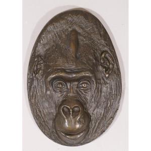 Le Gorille, Bronze Animalier De Jacques Birr Numéroté 33/100, Daté 1986 