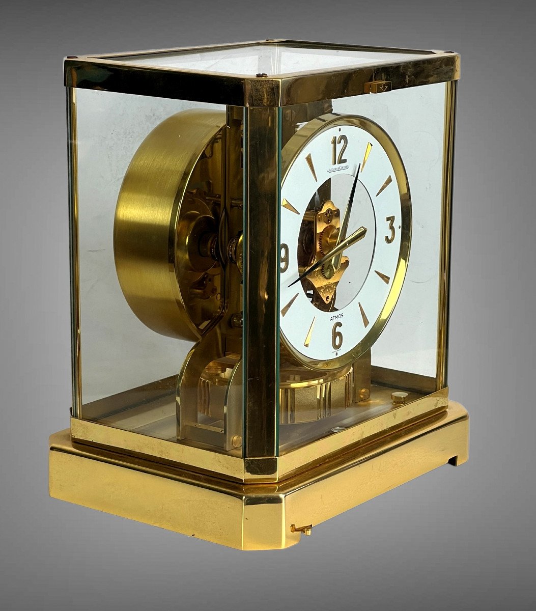 Pendule Jeager Lecoultre Model Atmos From The 1970s In Golden Brass (to Be Revised)-photo-4