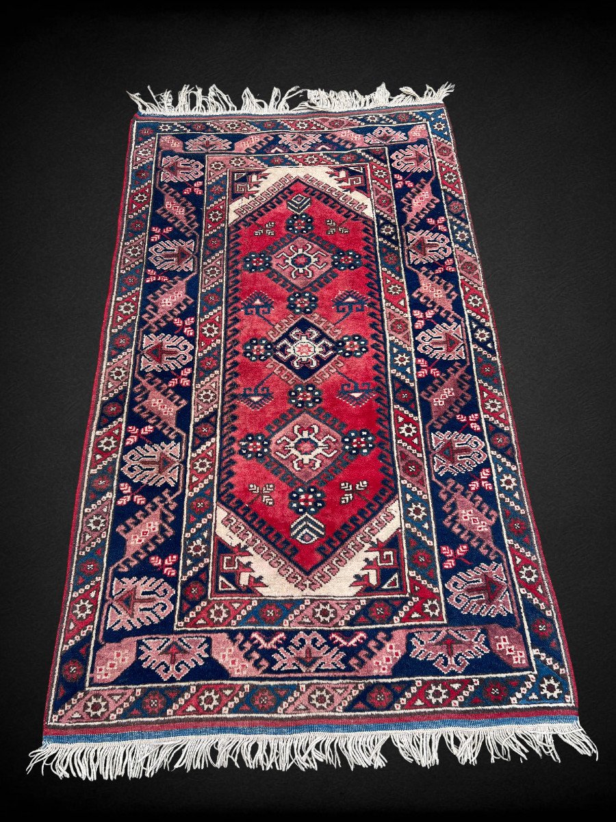 Turkish Handmade Knotted Wool Rugs 210cm X 116cm-photo-2