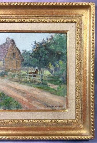 Georges Capgras 1866/1947 Oil On Reinforced Canvas-photo-2