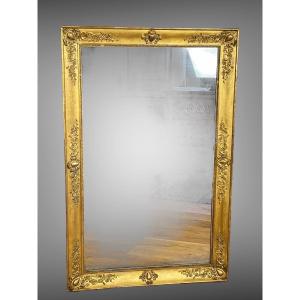 Empire Period Mirror / Frame With Gilding And Its Original Mercury Ice