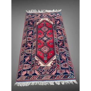 Tapis Turques En Laine Fait Main Noué De 210 Cm X 116 Cm