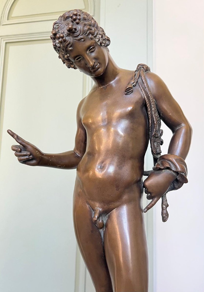 Bronze Grand Tour De Dionysos — Précédemment Identifiée Comme Narcisse -photo-2