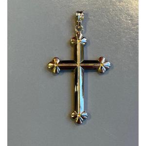 Fleurdelyse Cross In Gold XIXth