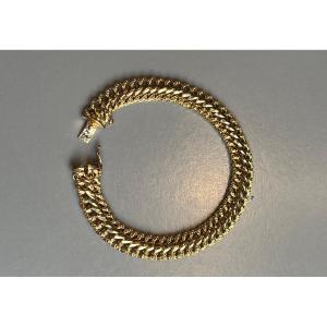 Gold Bracelet, American Mesh. 20th Century