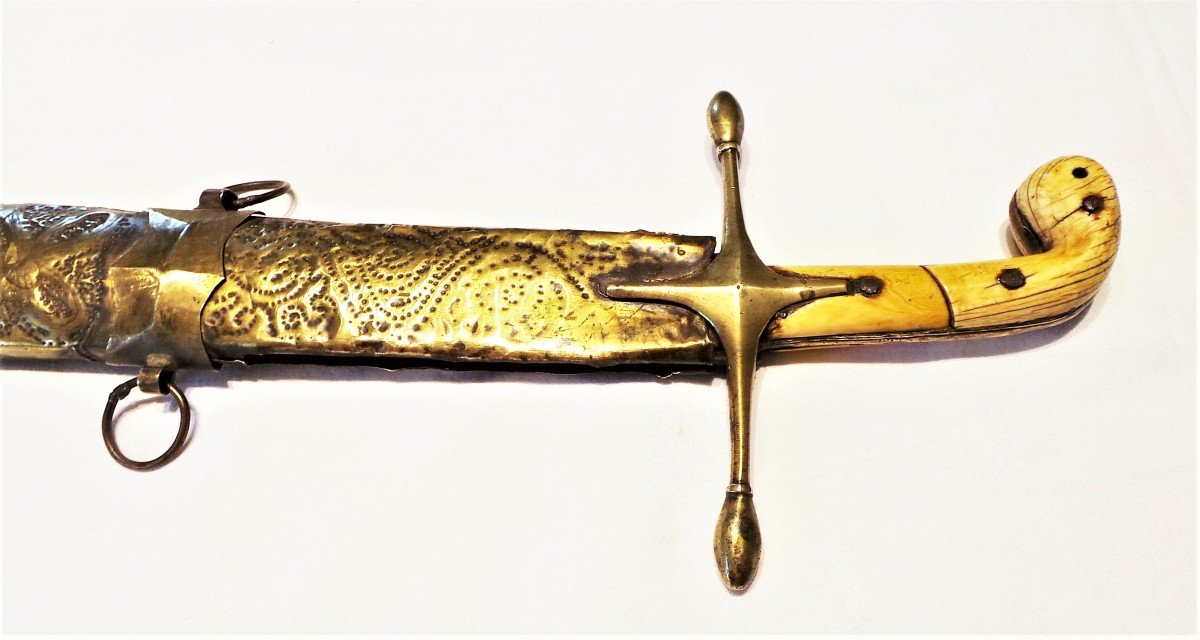 Kilij - Pala A Kabza Ivory - Ottoman Empire - XVIII°-xix°-photo-3