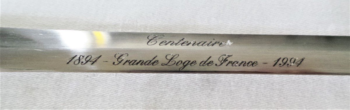 Commemorative Sword Of The Bicentenary Of The G:.l:.d:;f:. --5894-5994