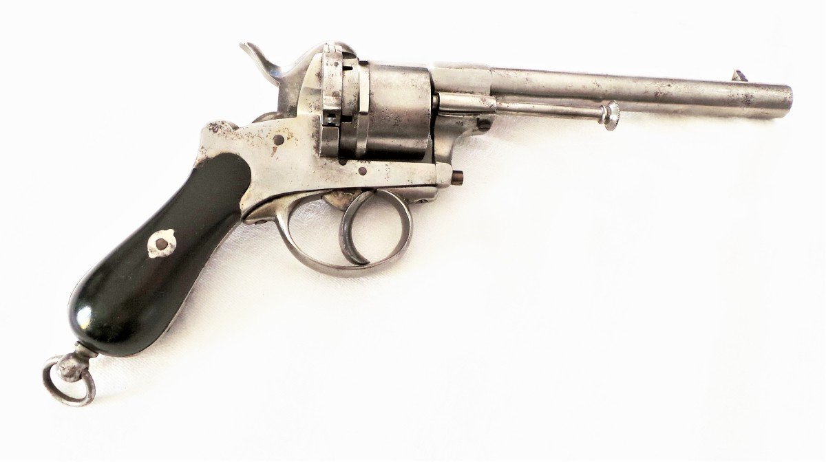 Revolver 1860-1870 With Pin Type Le Faucheux - 2nd Empire - 19th Century-photo-4