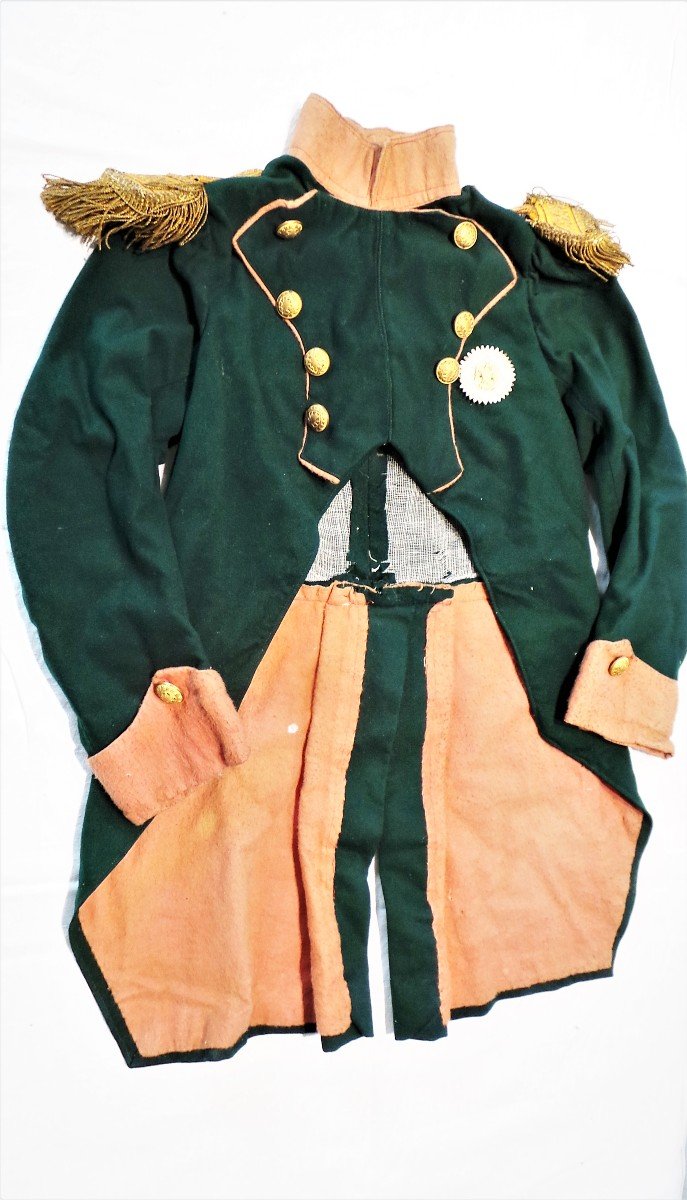 Children's Uniform Of A Colonel Of Hunters On Horseback Of The Imperial Guard - Napoleon 1 Er-xix°