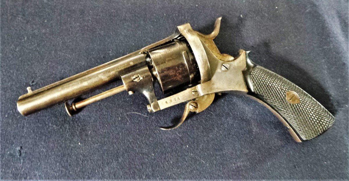 Lefaucheux Type Pin Revolver In Box - III° Republic - 1870-1880 - XIX°-photo-4