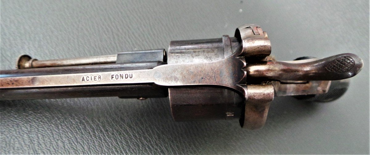 Lefaucheux Type Pin Revolver In Box - III° Republic - 1870-1880 - XIX°-photo-2