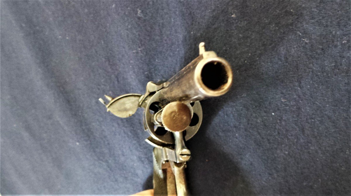 Lefaucheux Type Pin Revolver In Box - III° Republic - 1870-1880 - XIX°-photo-4
