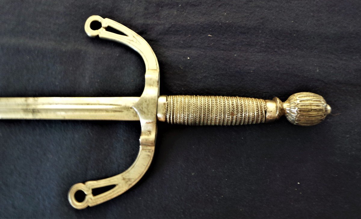 1st Empire - “klingental Skew” Sword – “nicolas Cherrer” Punch. 1807-1809 - 19th Century-photo-1