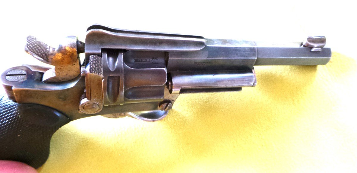 REVOLVER " MAQUAIRE " MODELE " BABY " DE LA MANUFACTURE  DE ST-ETIENNE - CAL 320 - XIX°-photo-4