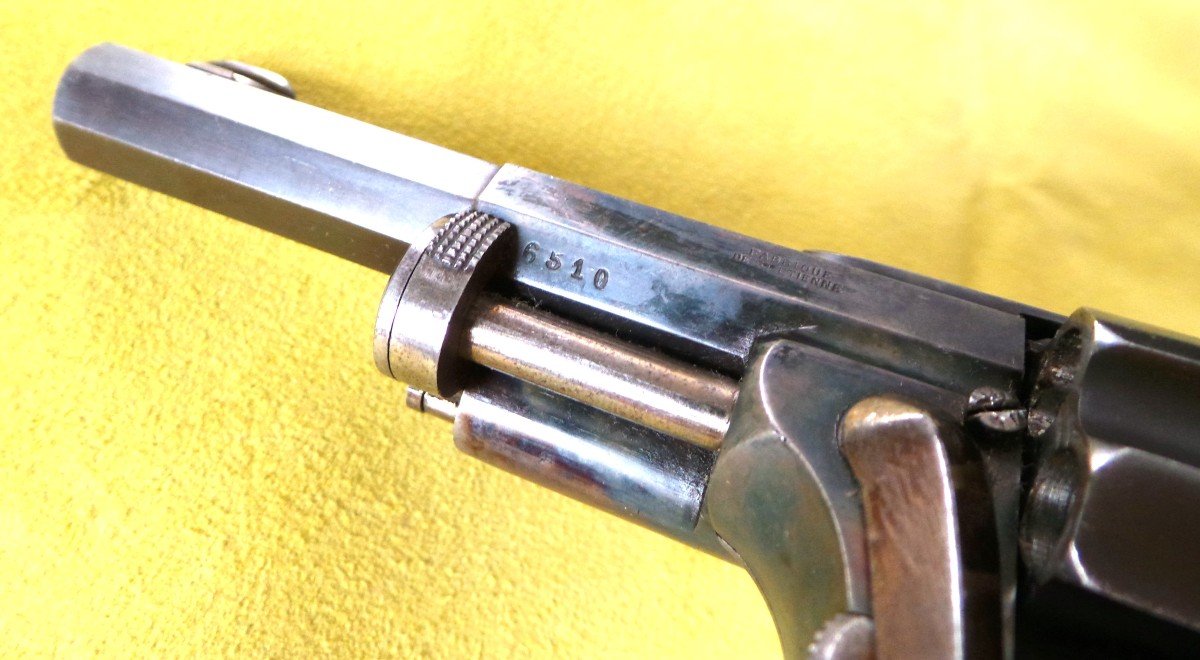 REVOLVER " MAQUAIRE " MODELE " BABY " DE LA MANUFACTURE  DE ST-ETIENNE - CAL 320 - XIX°-photo-4