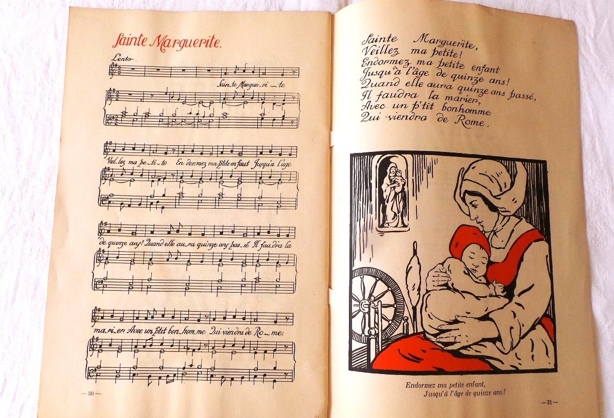  2 LIVRETS- CHANSONS POUR LES POILUS( 1914-1915) & VIEILLES CHANSONS FRANCAISE DU CANADA 1923-photo-4