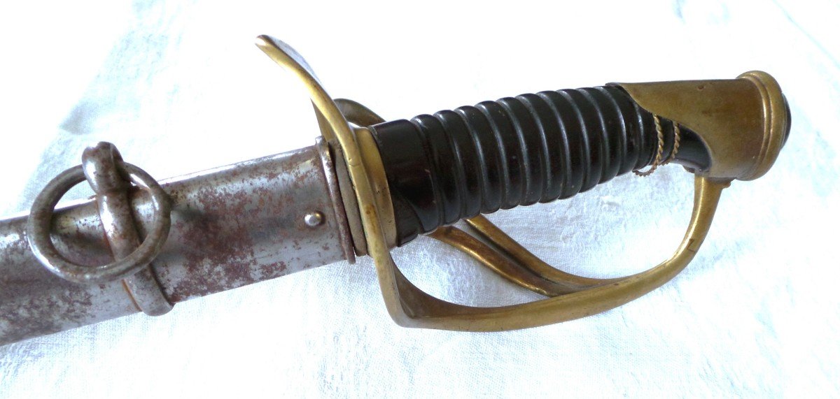 SABRE DE CAVALERIE -Mod 1822 - COULEAU  KLINGENTAL- F.MANCHON & A.MAGAUD A PARIS. -photo-2