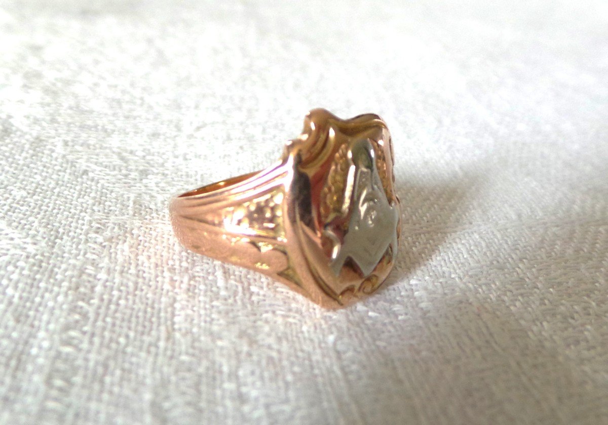 Gold Masonic Ring -photo-2