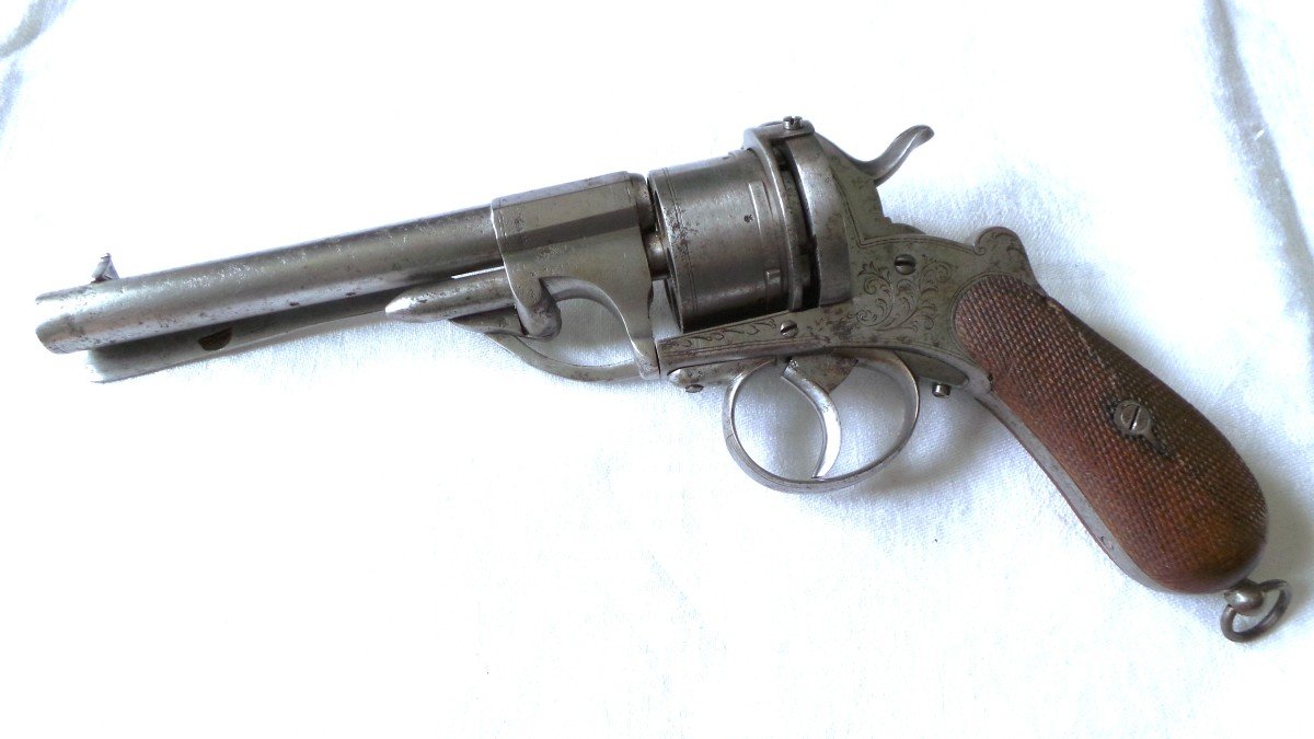 REVOLVER SYSTEME " DEGUELDRE " -CALIBRE 12 mm - 1864- XIX°-photo-3