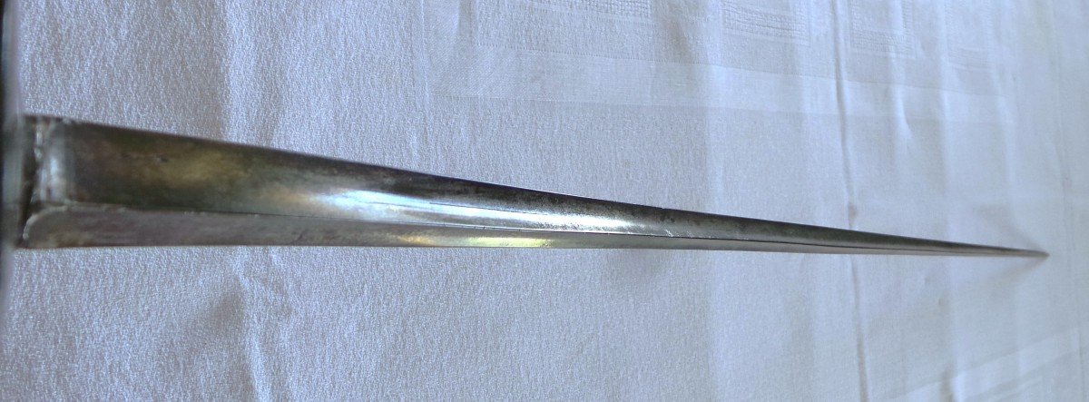 Louis XVI - XVIII° Period Sword With Lyre Echanger Guard Plat-photo-1
