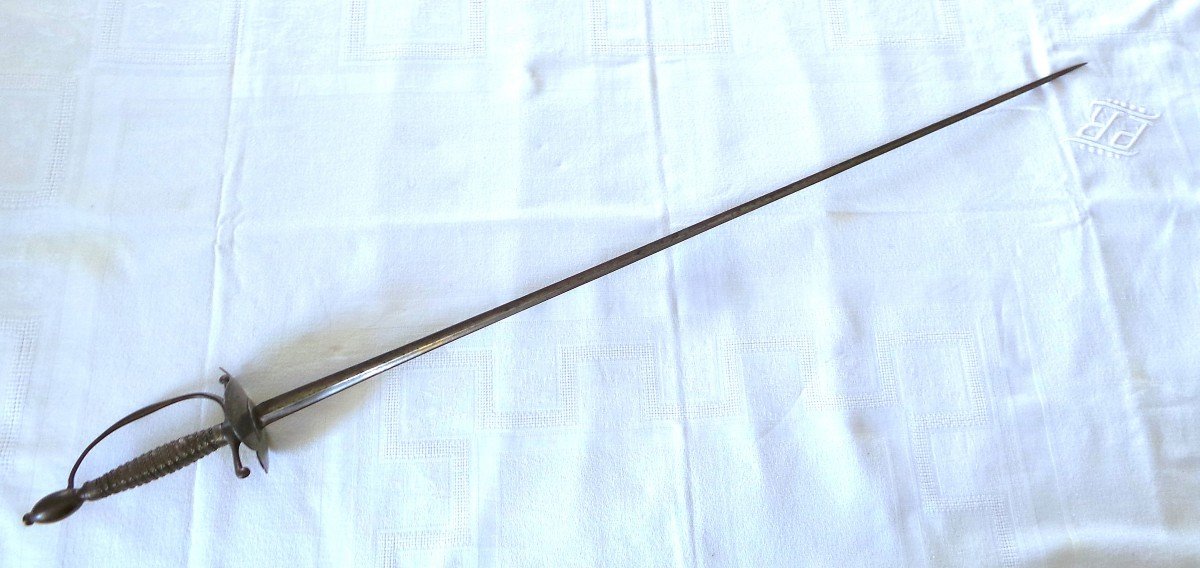 Louis XVI - XVIII° Period Sword With Lyre Echanger Guard Plat