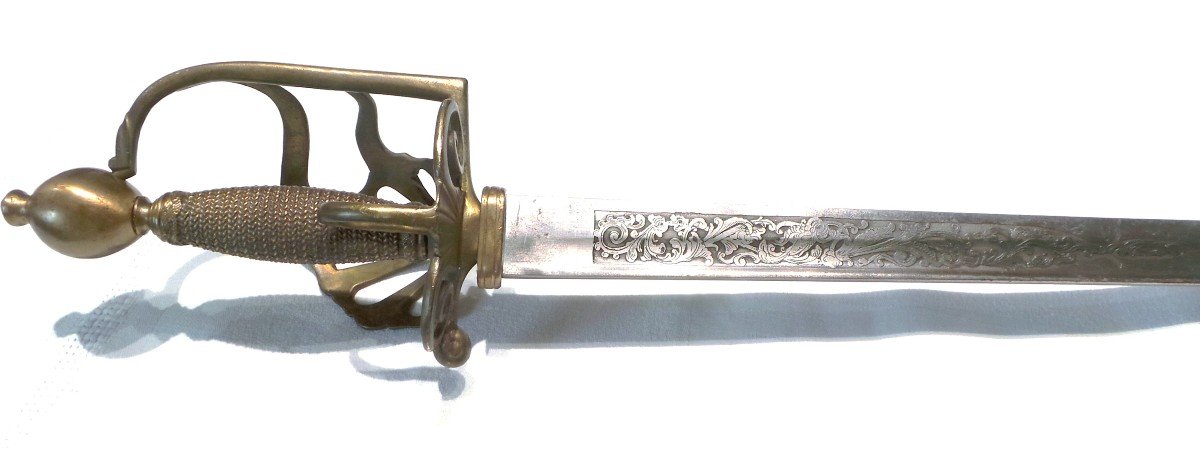 Strong Company Sword Of The King's Musketeer - Model 1762 To 1775 - Former Monarchy - 19th Century-photo-3