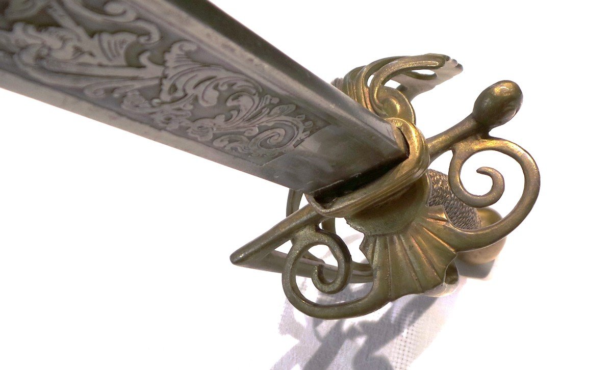 Strong Company Sword Of The King's Musketeer - Model 1762 To 1775 - Former Monarchy - 19th Century-photo-2