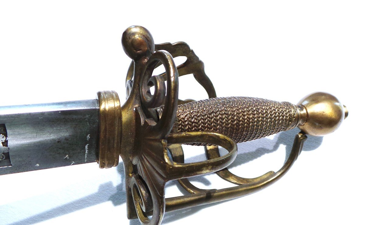 Strong Company Sword Of The King's Musketeer - Model 1762 To 1775 - Former Monarchy - 19th Century-photo-7