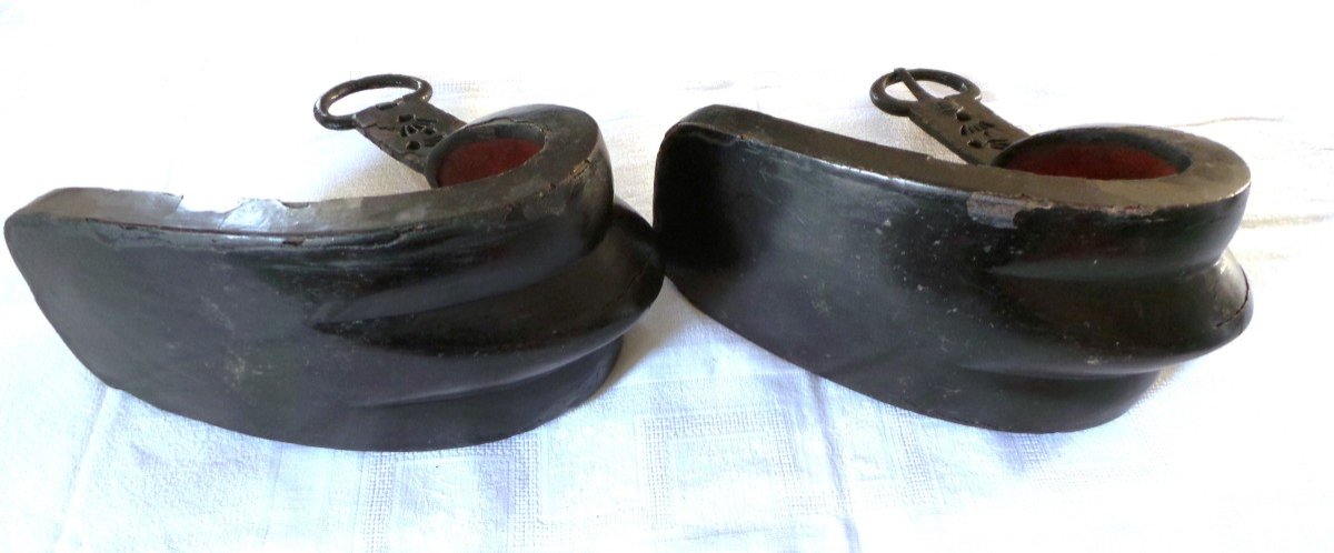 Japan - "abumi" Samurai Stirrups - Edo Period (1603 - 1868) - XVII° - XVIII°-photo-2