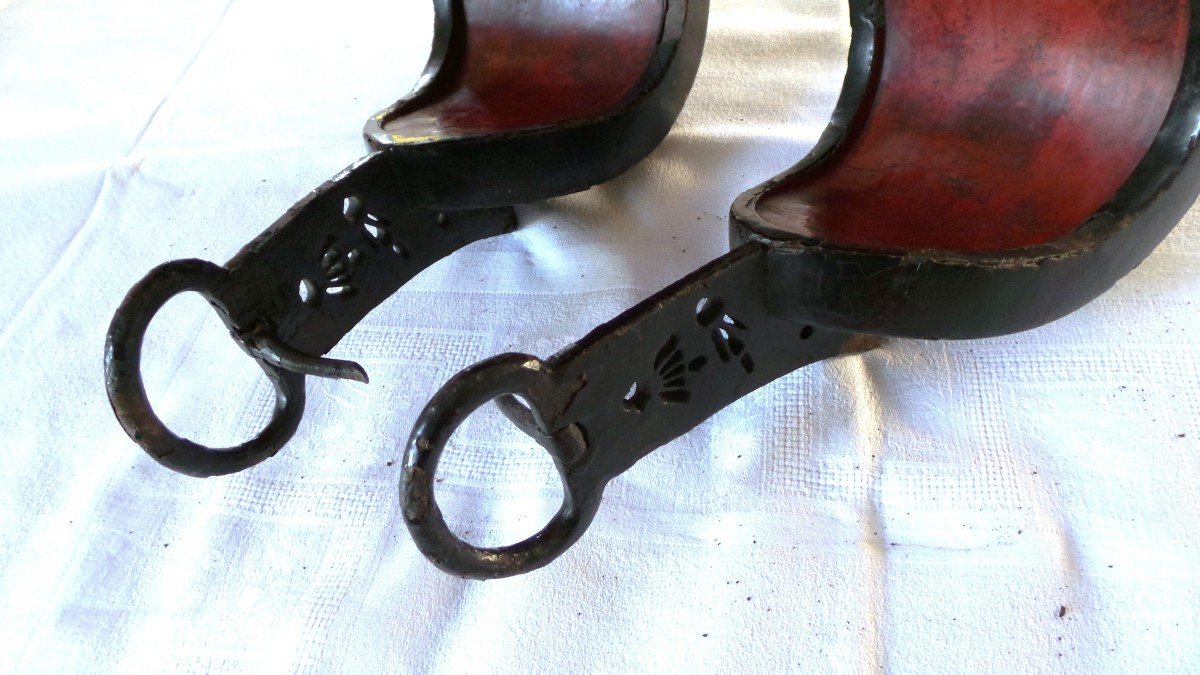 Japan - "abumi" Samurai Stirrups - Edo Period (1603 - 1868) - XVII° - XVIII°-photo-5