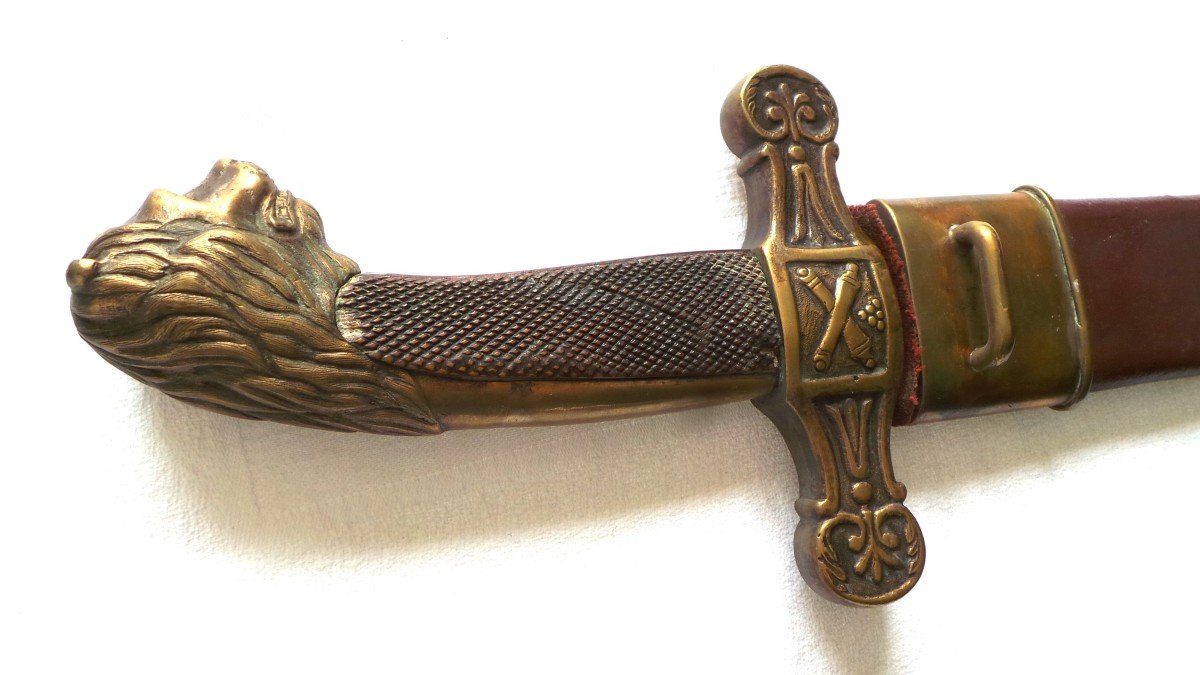 Artillery Officer's Sword Of The National Guard - (1814 - 1830) Restoration - 19th Century-photo-2