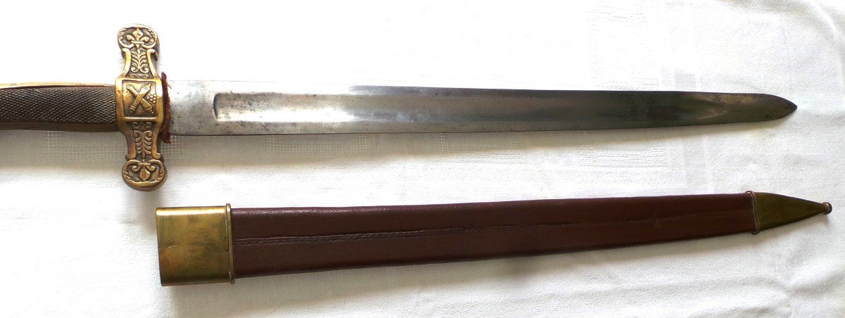 Artillery Officer's Sword Of The National Guard - (1814 - 1830) Restoration - 19th Century-photo-1